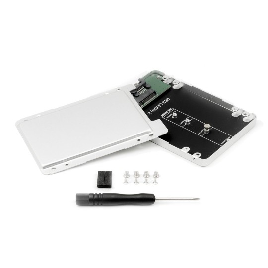  QUMOX NGFF M.2 SSD Card To 2.5" SSD HDD Case Adapter
