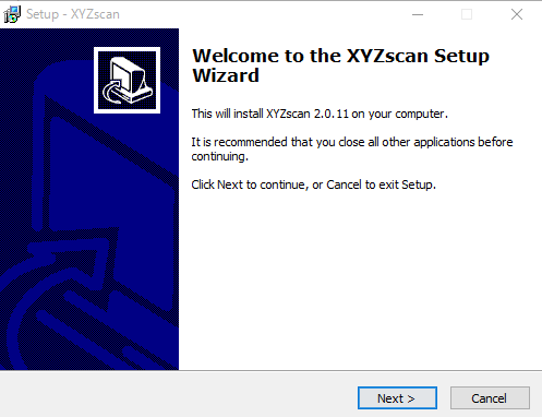 XYZScan 2.0.11